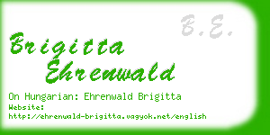 brigitta ehrenwald business card